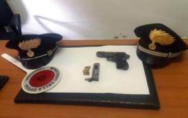 SANLURI, Carabinieri salvano aspirante suicida, poi arrestato per detenzione di una pistola