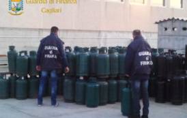 CAGLIARI, Sequestrati 240 chili di gpl in bombole detenuti in violazione della normativa antincendio