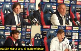 CALCIO, Cagliari-Pescara 1-0: Rastelli, Zeman, Dessena e Barella in sala stampa