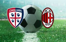 CALCIO, Il Milan espugna Cagliari in rimonta (1-2). Espulso Barella