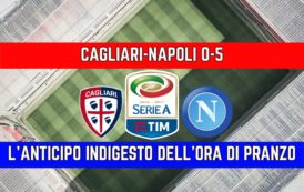 CALCIO, Cagliari-Napoli 0-5: un pomeriggio sconcertante che mette tutto in discussione