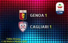 CALCIO, Salvezza! Il Cagliari ringrazia (ancora) Pavoletti: con il Genoa è 1-1