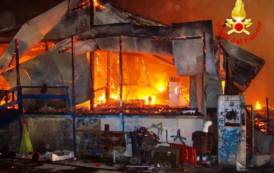 SELARGIUS, Incendio nel campo nomadi a Pitz’e Pranu: messe in sicurezza alcune bombole di gpl