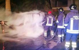 CAGLIARI, A Sant’Elia in fiamme furgone ed auto dell’ex calciatore Vistosu