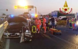 QUARTU SANT’ELENA, Incidente nella Statale 554 con cinque auto coinvolte: due feriti gravi in ospedale (IMMAGINI)