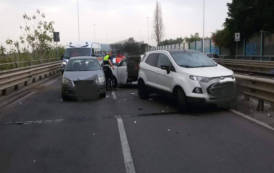 CAGLIARI, Incidente sull’Asse mediano: coinvolte tre auto