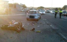 CAGLIARI, Scontro tra auto e moto in viale Monastir: motociclista di Sestu ricoverato in gravi condizioni