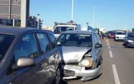 CAGLIARI, Incidente stradale sull’Asse mediano con feriti e 5 auto coinvolte