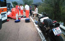 ILBONO, Perde il controllo della moto in curva: morto un turista austriaco