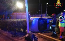 CAGLIARI, Incidente stradale in viale Poetto: due feriti al Pronto soccorso ed una patente ritirata