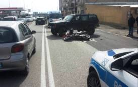 CAGLIARI, Incidente stradale in viale Monastir: 18enne motociclista al Pronto Soccorso