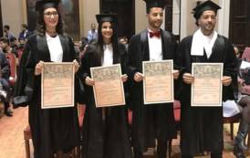 CAGLIARI, I primi laureati maghrebini dell’Università: due studenti marocchini e due tunisini