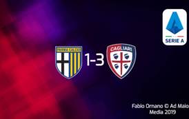 CALCIO, Cagliari: trasferta rocambolesca e vincente. A Parma è 3-1