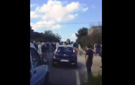 PORTO TORRES, Prima una rissa tra immigrati, poi il blocco nella strada: 10 arrestati (VIDEO)
