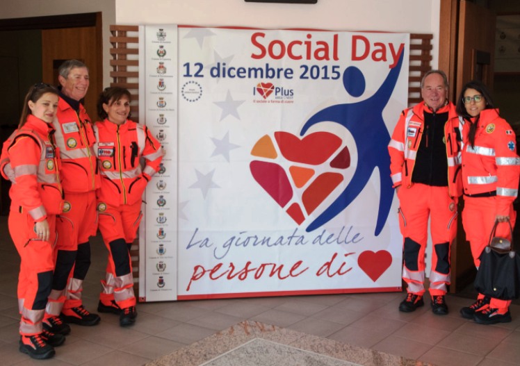 VOLONTARIATO, Social Day 2015: i Comuni celebrano persone ed associazioni per la loro attività