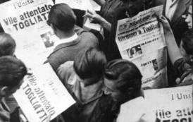 70 anni fa le violenze a Carbonia dopo attentato a Togliatti: 44 persone condannate a 108 anni di carcere (Angelo Abis)