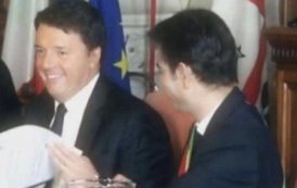 CAGLIARI, Renzi firma col sindaco Zedda per 168 milioni di euro. Cappellacci: “Un imbroglio”. Zedda (FI): “Campagna referendaria”